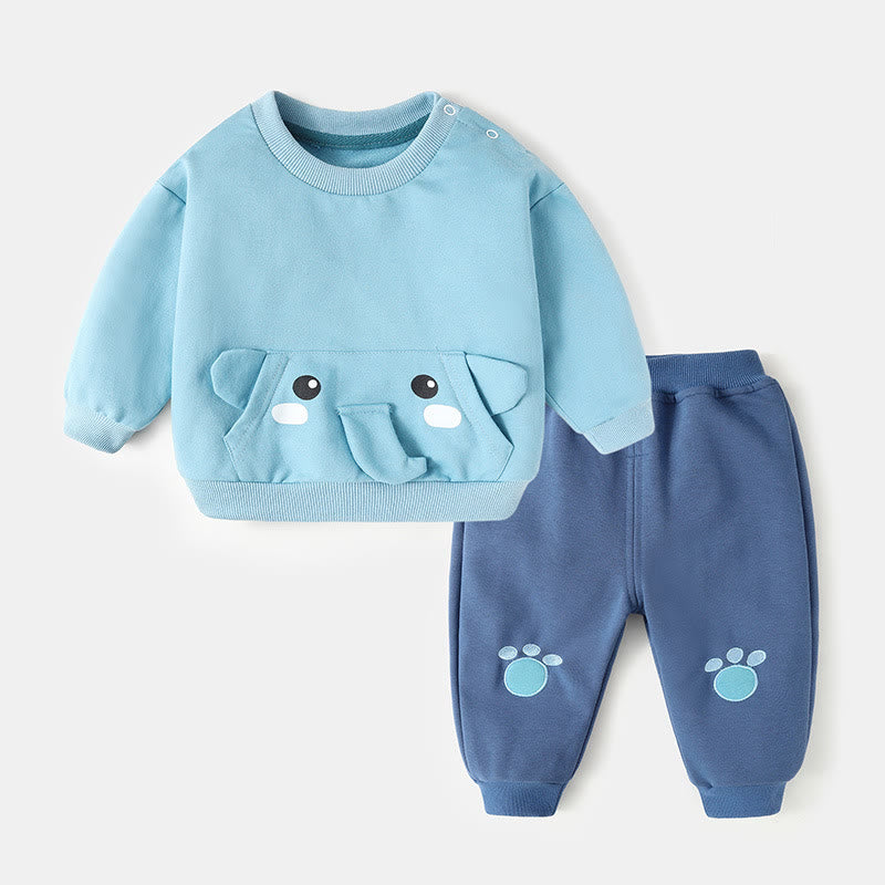 Baby Casual Cute Animal Cartoon 2 Pieces Set