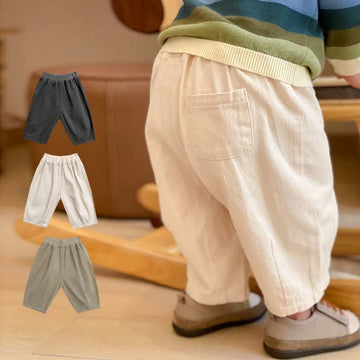 Toddler Boy Solid Color Casual Pants