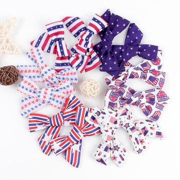 4-pack Toddler Independence Day Hair Clips