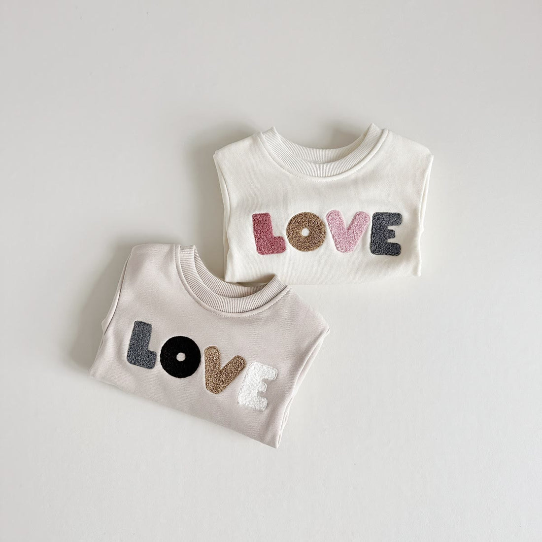 LOVE Baby Slogan Sweet Casual Bodysuit