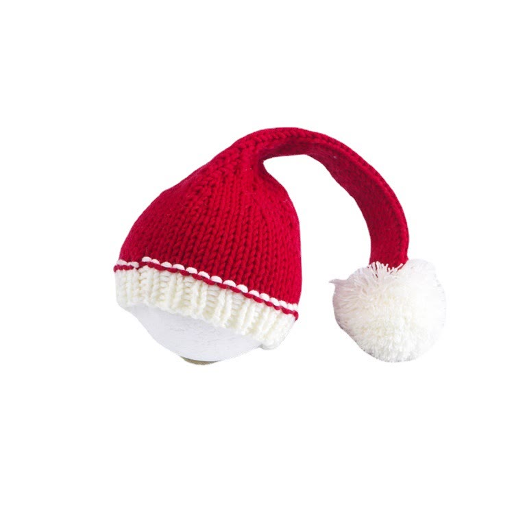 Newborn Photography Christmas Pompom Beanie