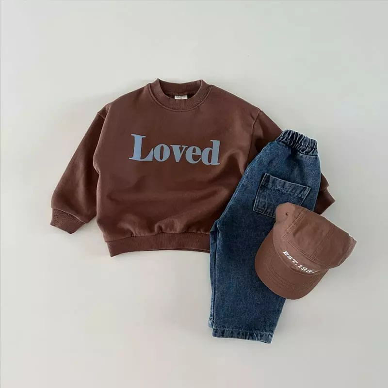 LOVED Baby Casual Slogan Sweatshirt