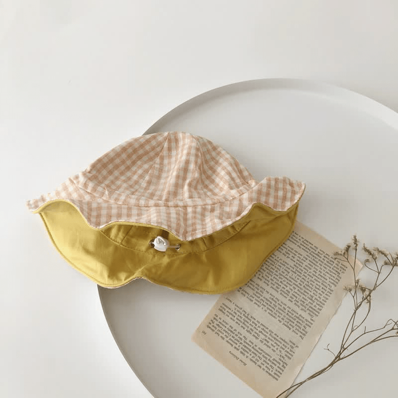 Baby Reversible Plaid Bucket Hat