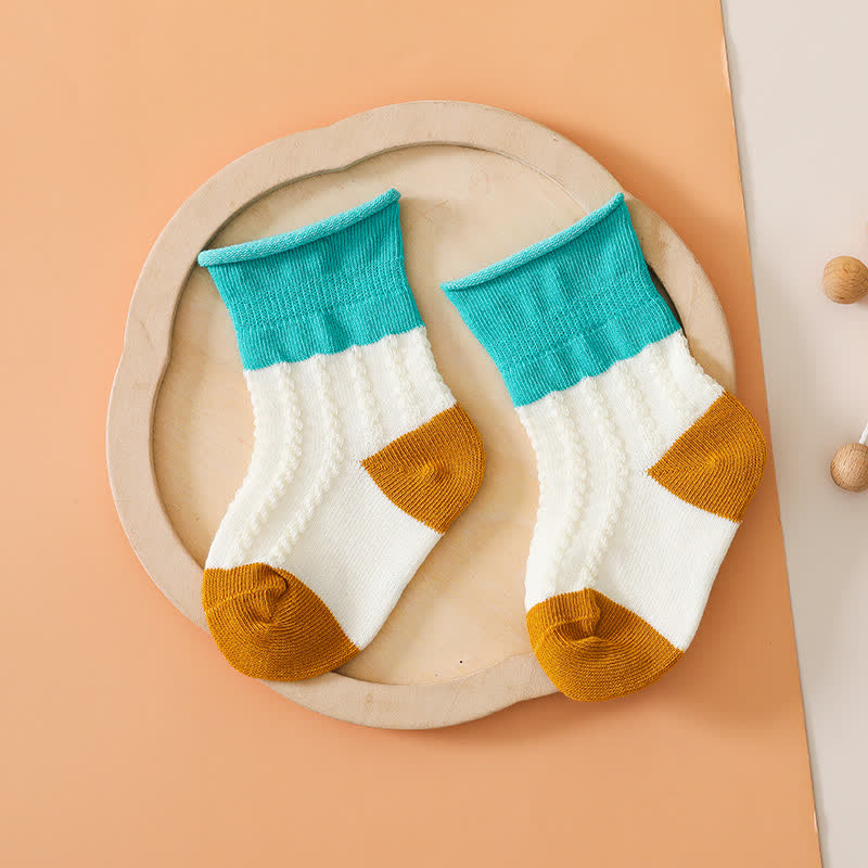 Baby Toddler Color Block Seamless Socks