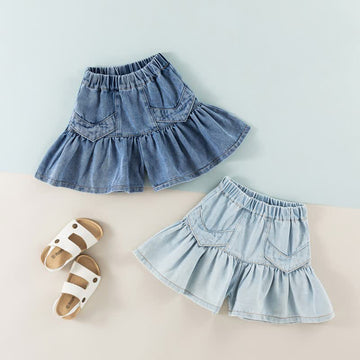 Toddler Girl Denim Skort