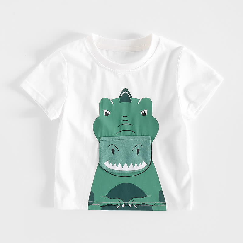 Toddler Boy Dinosaur Casual Tee