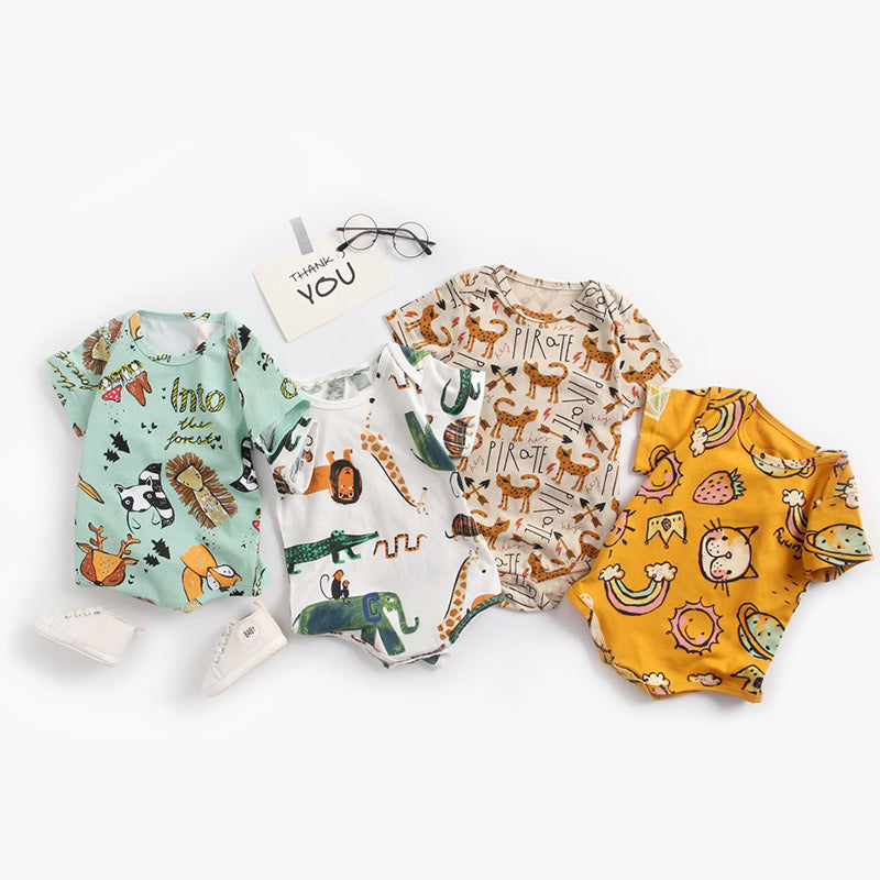 Baby Boys Animal Print Bodysuit