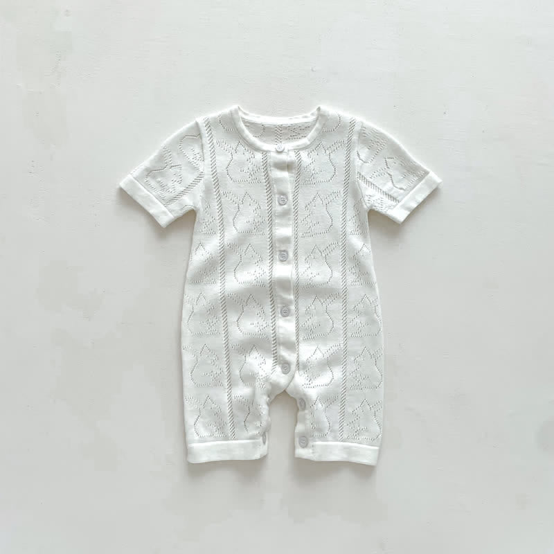 Baby Hollow Out Bunny Pajamas Romper