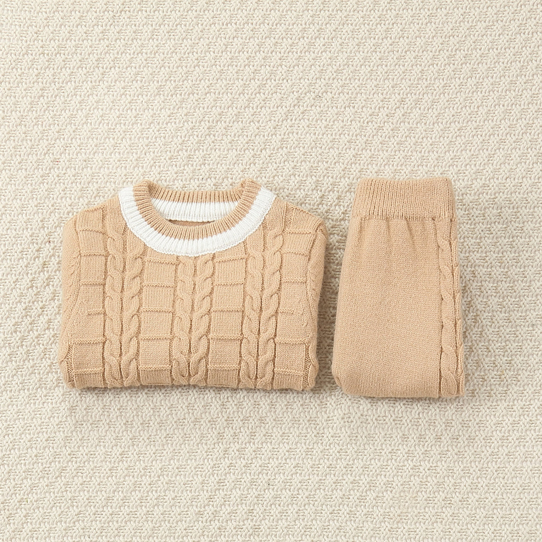 Baby Knitted Twist Casual Set