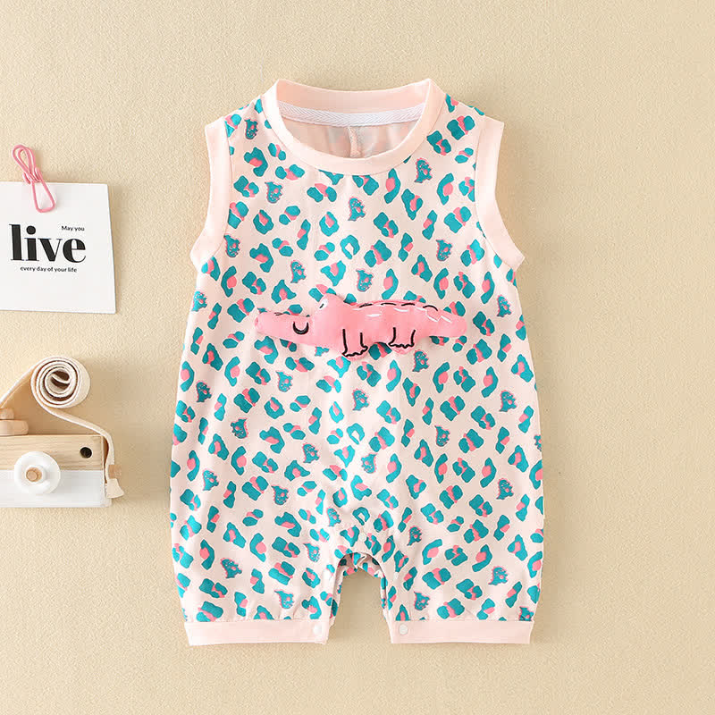 Baby Crocodile Sleeveless Romper