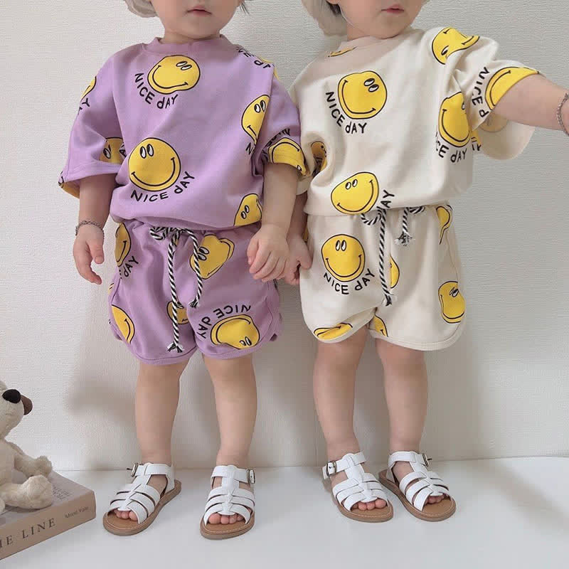 NICE DAY Baby 2-Piece Smiley Set