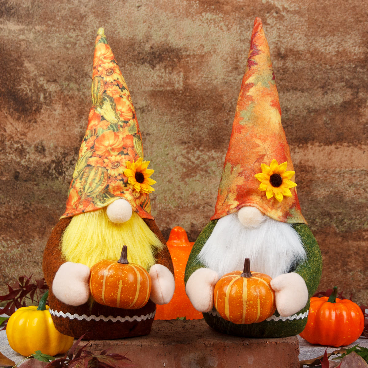 Halloween Pumpkin Elf Dwarfs Dolls