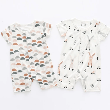 Baby Bunny Semicircle Seamless Romper