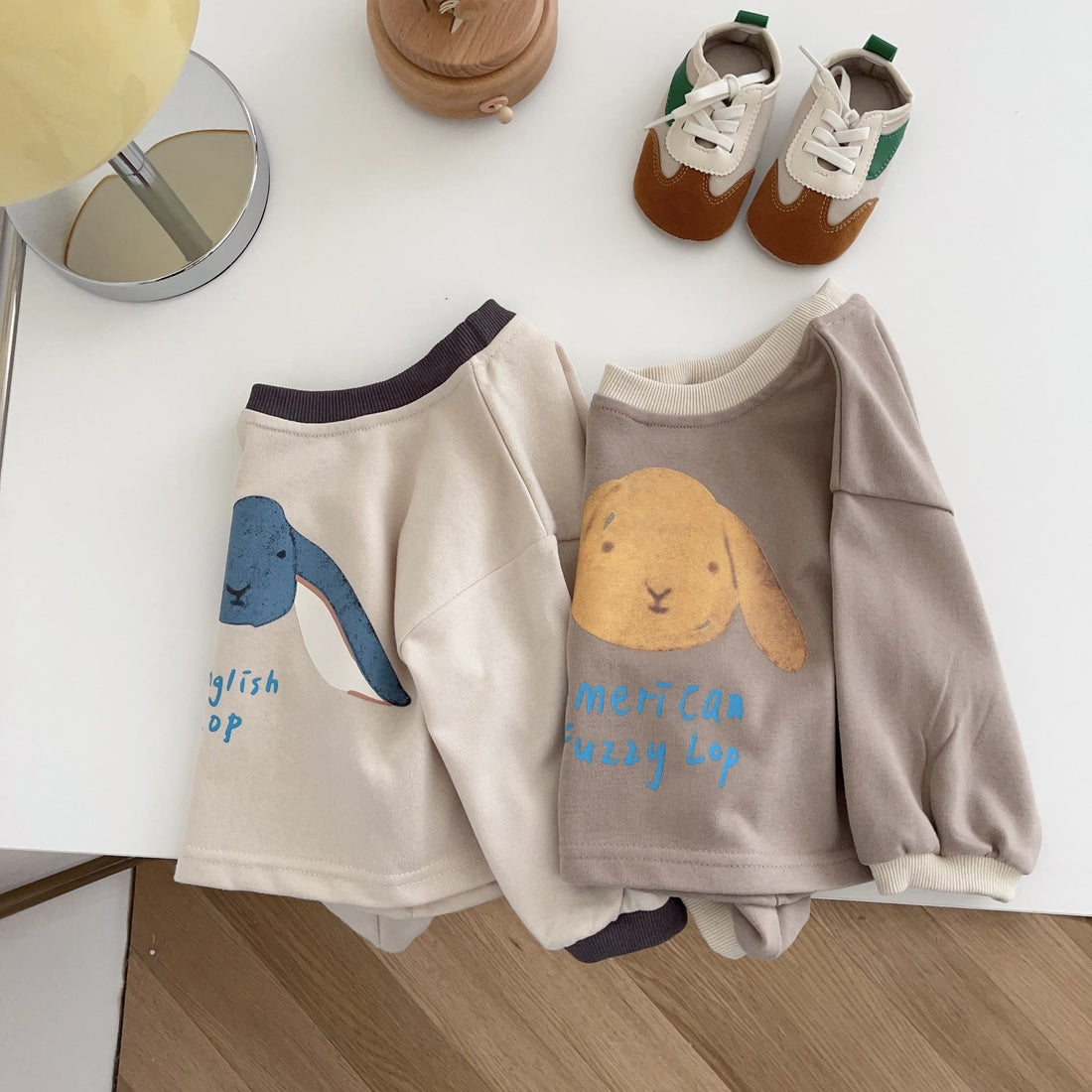 AMERICAN ENGLISH FUZZY LOP Baby Toddler Sweatshirt