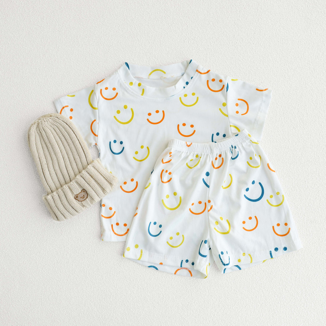 Toddler Dino Lemon Smiley Mouse Pajamas Set