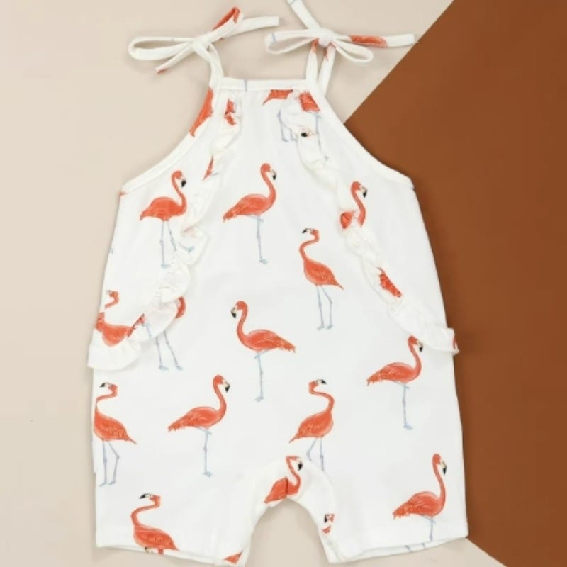 Baby Crane Strap Romper