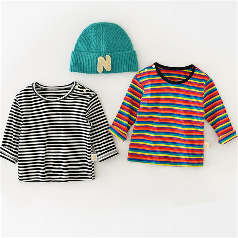 Baby Colorful Striped Sweatshirt