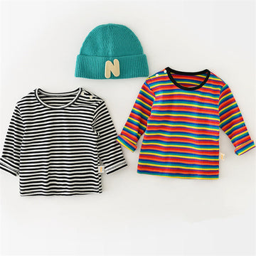 Baby Colorful Striped Sweatshirt