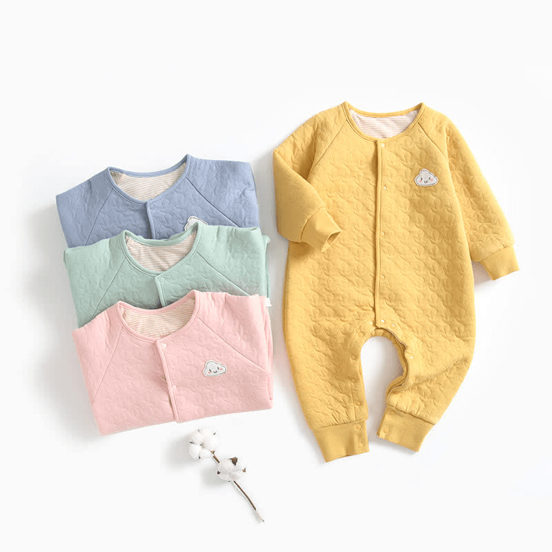 Baby Smiley Cloud Warm Romper