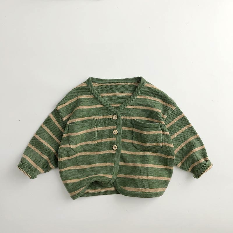 Toddler Striped Vintage Cardigan