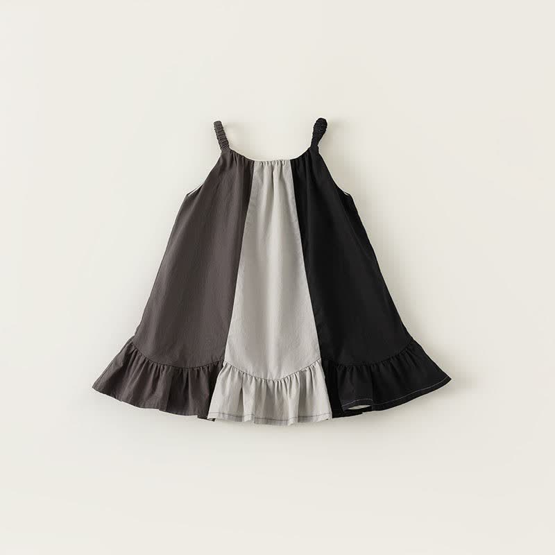 Toddler Girl Color Block Sling Dress