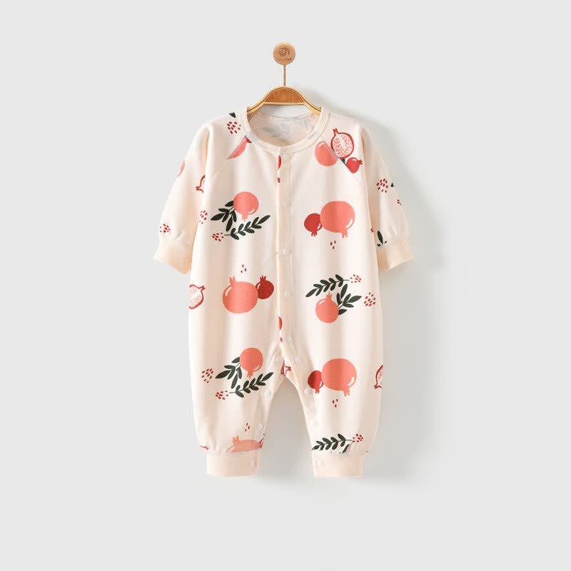 Baby Newborn Pomegranate Persimmon Romper