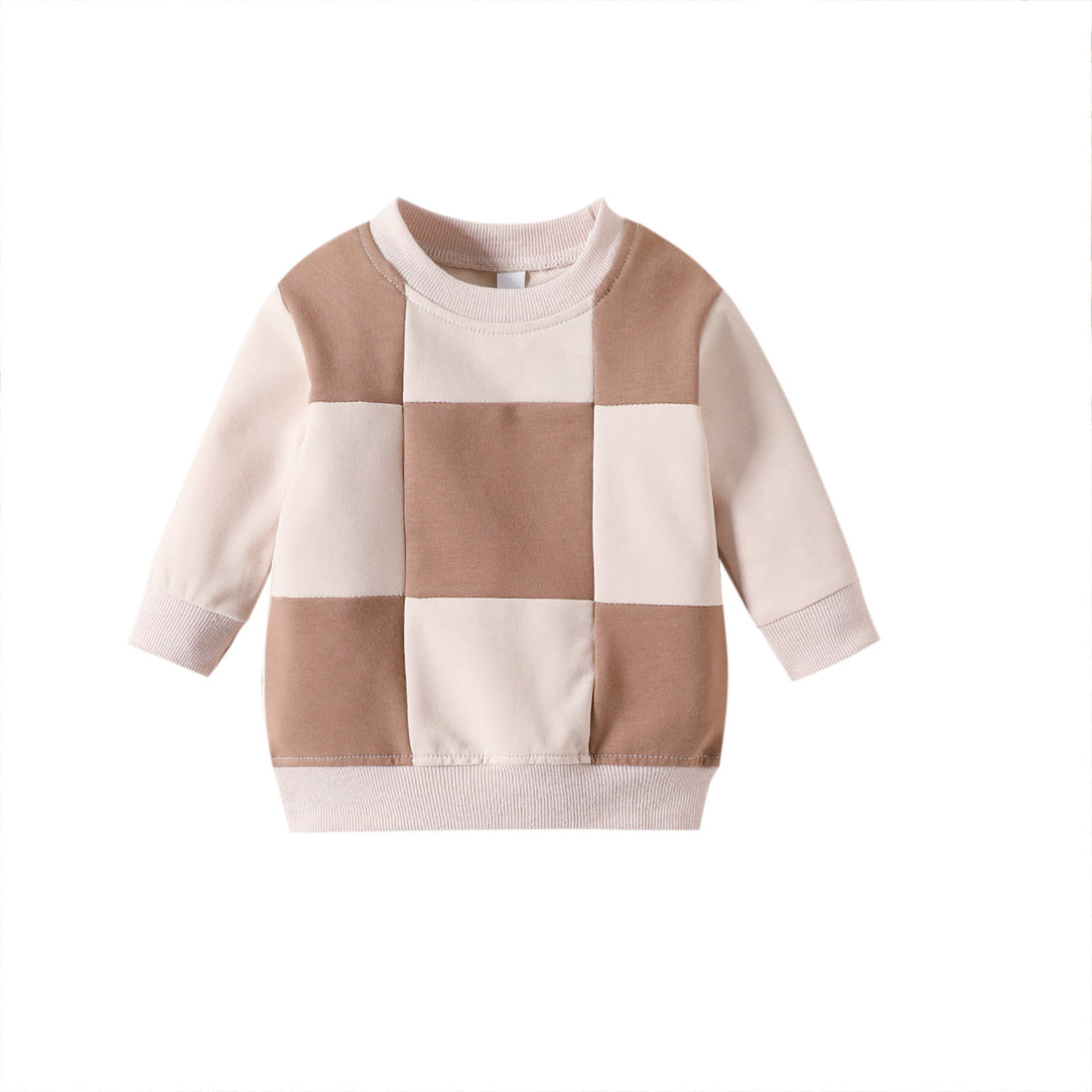 Baby Plaid Earthy Color Sweatshirt