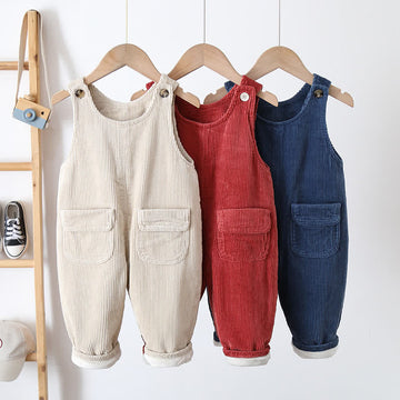 Baby Fleece Lined Sleeveless Suspender