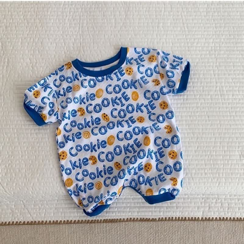 COOKIE Baby Crew Neck Loose Romper