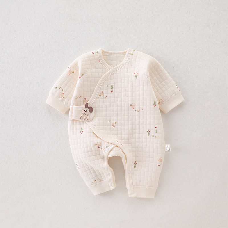 Baby Swan Bunny Kimono Romper