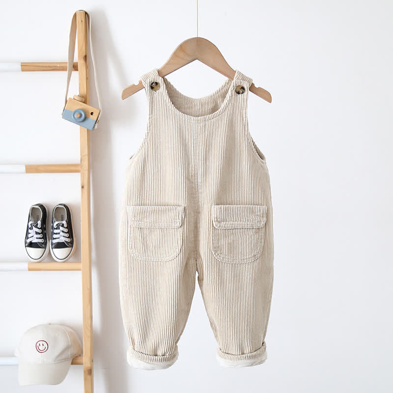 Baby Fleece Lined Sleeveless Suspender