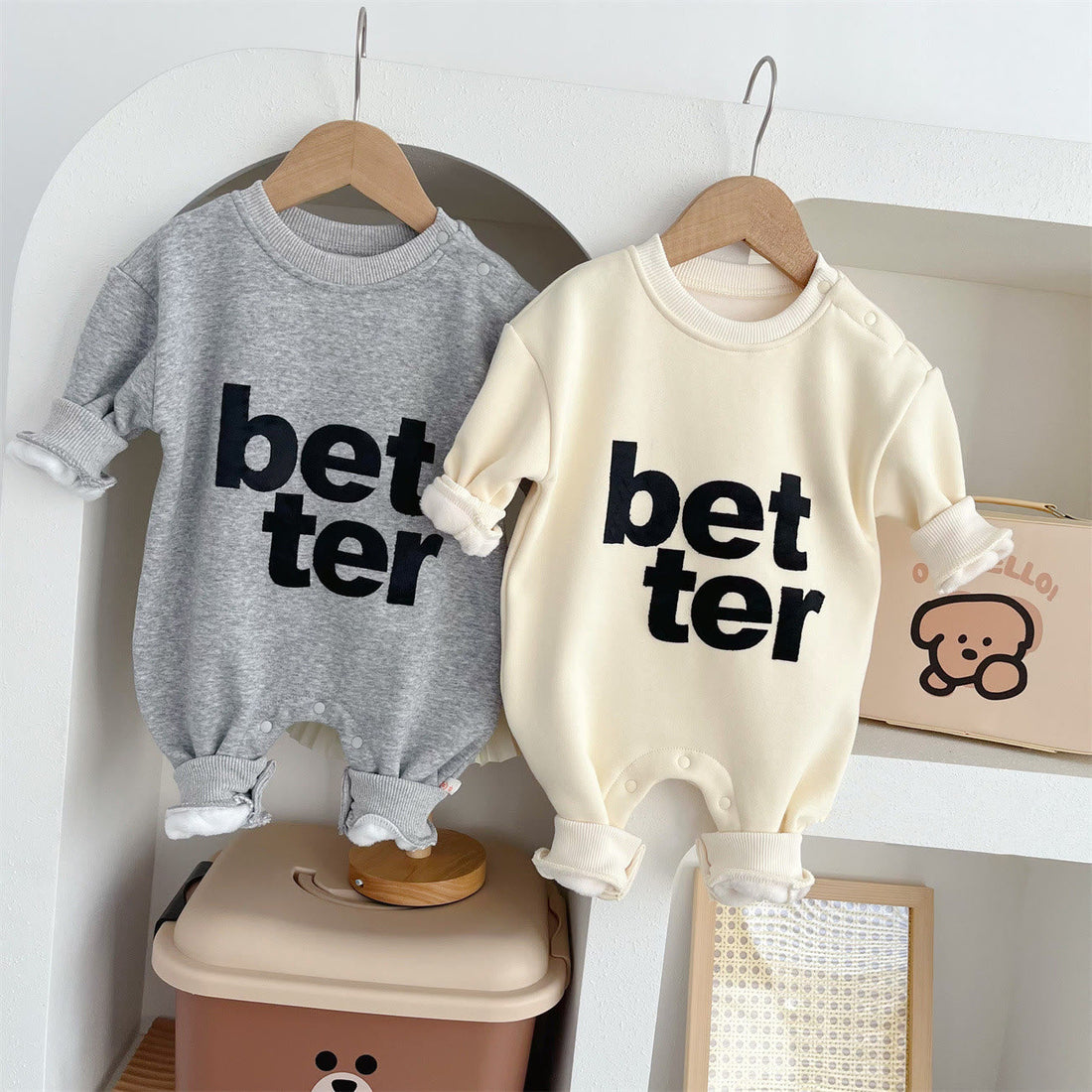 BETTER Baby Fleece Lined Romper