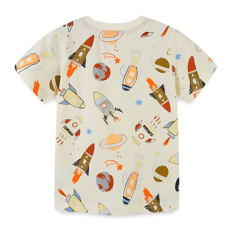 Toddler Boy Rocket Crew Neck T-Shirt