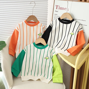 Toddler Hat Striped Sweatshirt