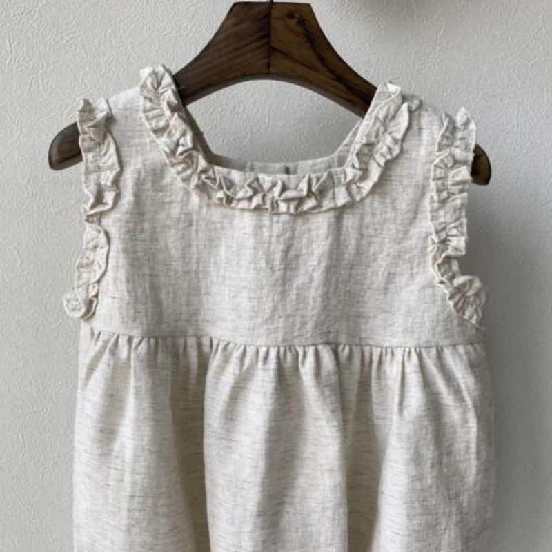 Baby Fungus Edge Sleeveless Bodysuit