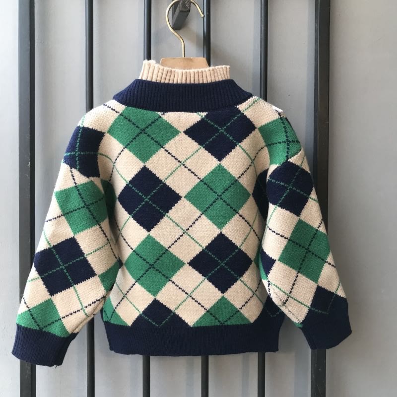 Toddler Boy Plaid Fake 2pcs Sweatshirt