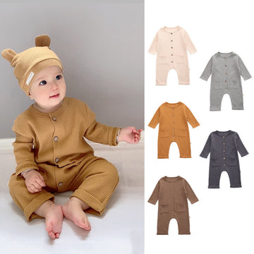 Baby Unisex Crew Neck Newborn Romper