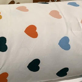 Baby Toddler Colorful Heart Cotton Quilt