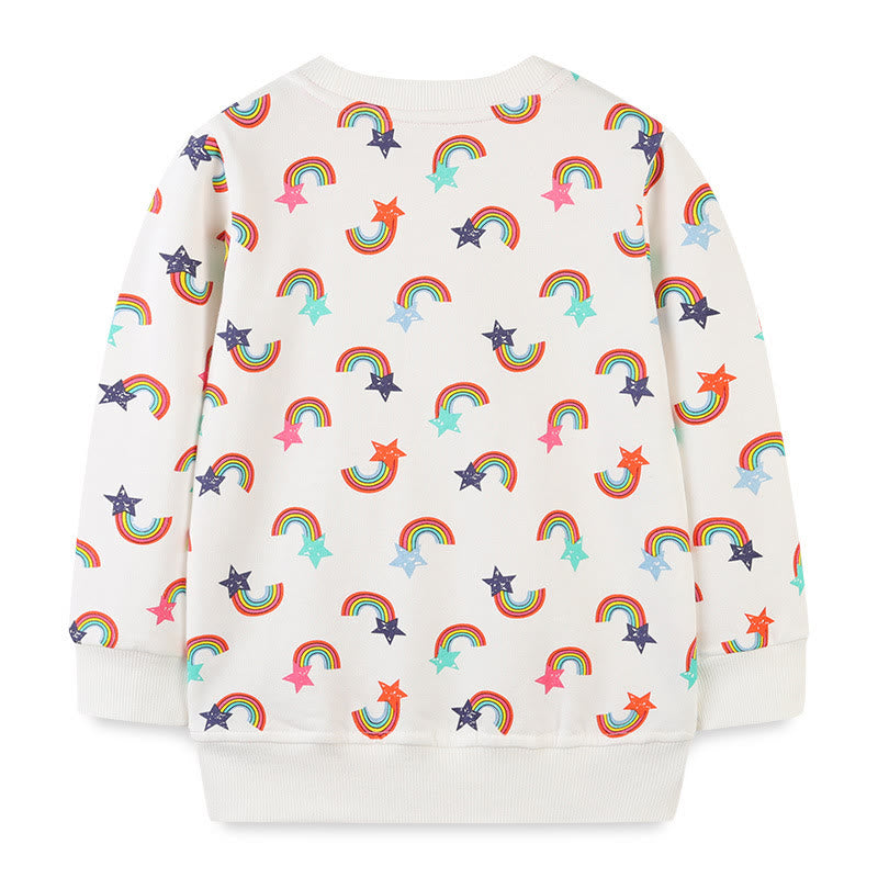 Toddler Girl Rainbow Sweatshirt