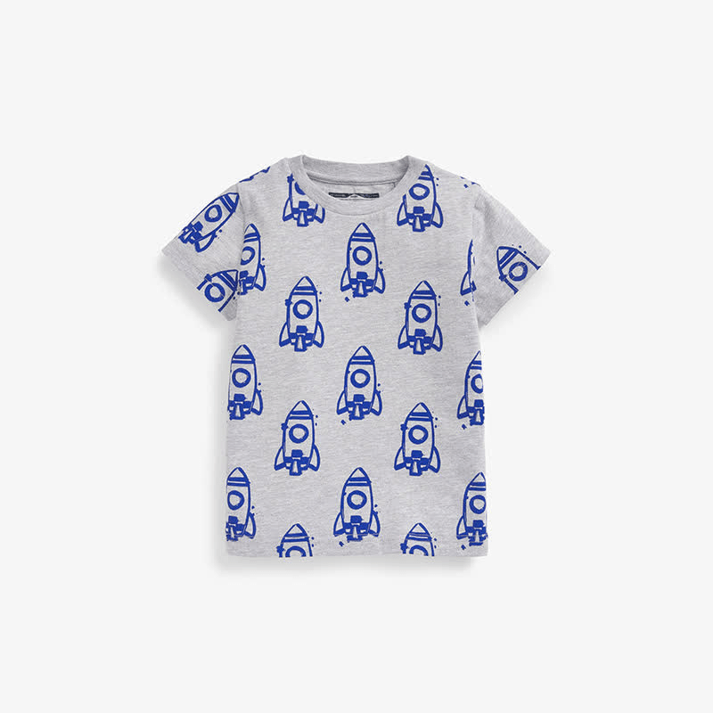 Toddler Boy Rockets Crew Neck T-Shirt