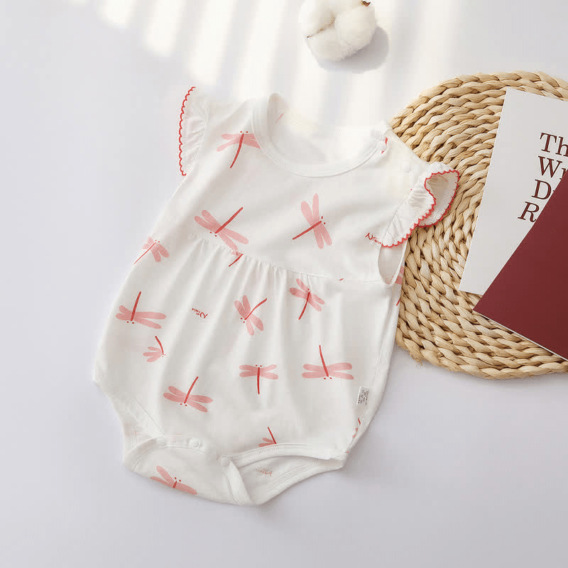 Baby Dragonfly Ruffled Bodysuit