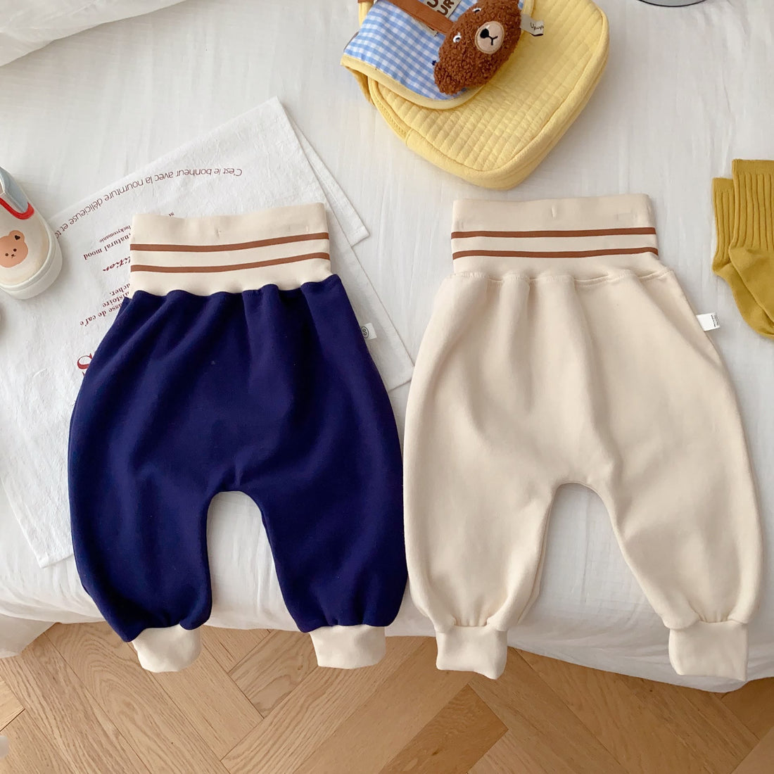 Baby Boy Cartoon Bear Pants