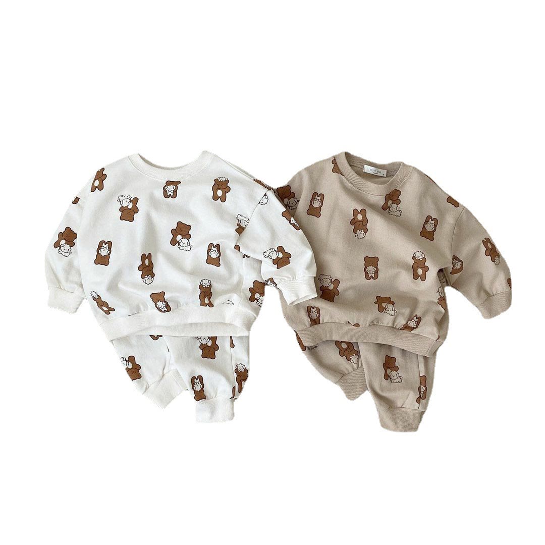 Baby Toddler Bear Dog 2 Pieces Set