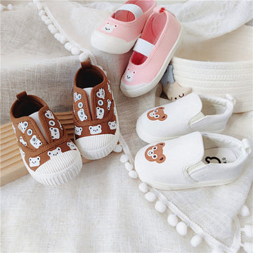 Baby Animal Canvas Pre-walker Shoes