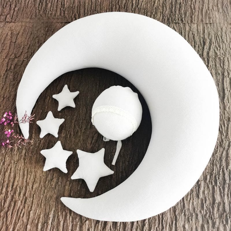 Newborn Pillow Moon Stars Photography Props