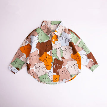 Toddler Boy Bear Multicolor Shirt