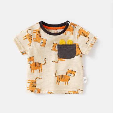 Baby Toddler Tiger Crew Neck Tee