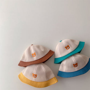 Baby Bear Hollow Out Bucket Hat