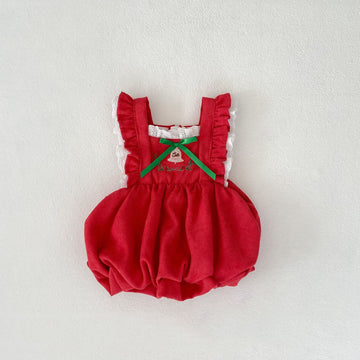 Baby Bell Bow Ruffled Dress