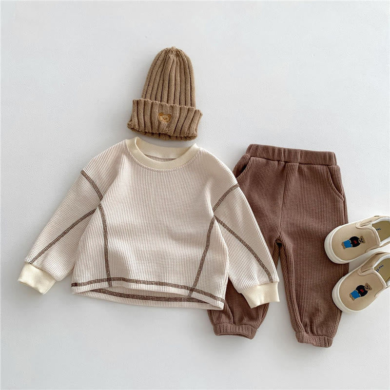 Baby Waffle Casual 2 Pieces Set